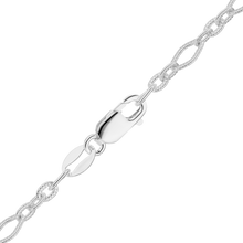 Load image into Gallery viewer, Freedom Place Textured Cable Chain Necklace in Sterling Silver
