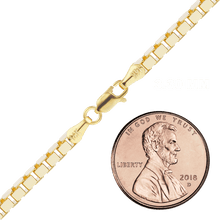 Load image into Gallery viewer, Bleecker St. Box Anklet in 14K Yellow Gold
