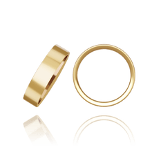 Load image into Gallery viewer, ITI NYC 18K Yellow Gold Flat Medium Wedding Bands (2.0 mm - 10.0 mm)
