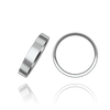 ITI NYC Sterling Silver Flat Wedding Bands (2.0 mm - 10.0 mm)