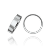 ITI NYC Sterling Silver Flat Wedding Bands (2.0 mm - 8.0 mm)