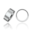 ITI NYC Sterling Silver Flat Wedding Bands (2.0 mm - 10.0 mm)