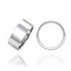 ITI NYC Sterling Silver Flat Wedding Bands (2.0 mm - 8.0 mm)
