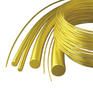 18K Green Round Soft Wire