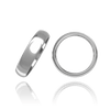 ITI NYC Platinum Domed Medium Wedding Bands (2.0 mm - 8.0 mm)