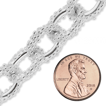 Load image into Gallery viewer, Bulk / Spooled Handmade Chain in Sterling Silver (13.20 mm)
