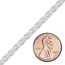 Load image into Gallery viewer, Bulk / Spooled Handmade Ring Ring Chain in Sterling Silver (3.70 mm)
