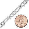 Bulk / Spooled Handmade Chain in Sterling Silver (6.30 mm)