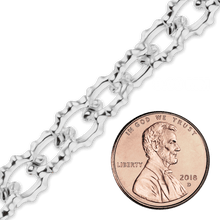 Load image into Gallery viewer, Bulk / Spooled Handmade Chain in Sterling Silver (9.00 mm)

