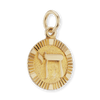 ITI NYC Chai Circle Pendant in 14K Gold