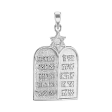 Load image into Gallery viewer, ITI NYC Ten Commandments Specialty Pendant in Sterling Silver
