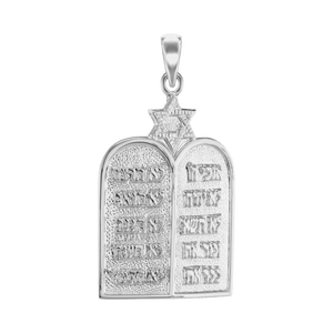 ITI NYC Ten Commandments Specialty Pendant in Sterling Silver