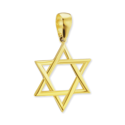 ITI NYC Star of David Pendant in 14K Gold