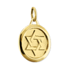ITI NYC Star of David in Circle Pendant in 14K Gold