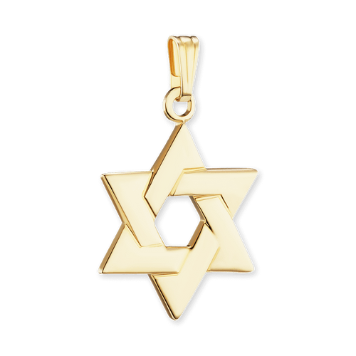 ITI NYC Star of David Pendant in 14K Gold