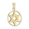 ITI NYC Star of David in Circle Pendant in 14K Gold
