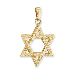 ITI NYC Star of David Pendant in 14K Gold