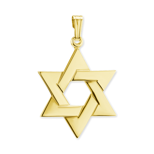 ITI NYC Star of David Pendant in 14K Gold