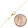 Clinton St. Cable Chain Necklace in Sterling Silver 18K Yellow Gold Finish