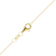 Load image into Gallery viewer, Clinton St. Cable Chain Necklace in Sterling Silver 18K Yellow Gold Finish
