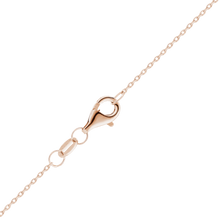 Load image into Gallery viewer, Clinton St. Cable Chain Necklace in Sterling Silver 18K Pink Gold Finish
