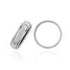 ITI NYC Sterling Silver Milgrain Wedding Bands (2.0 mm - 8.0 mm)