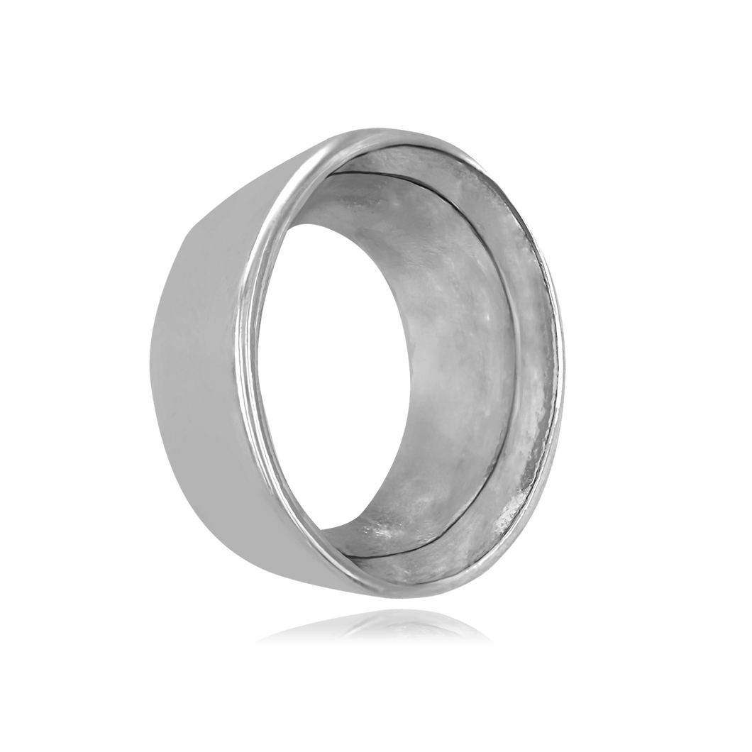 ITI NYC Oval Tapered Bezels in Sterling Silver (5.00 x 3.00 mm - 14.50 x 12.50 mm)