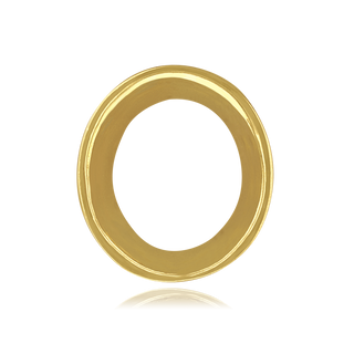 ITI NYC Oval Tapered Bezels in 14K Gold (4.50 x 3.00 mm - 14.00 x 12.00 mm)