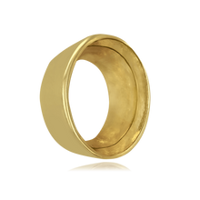Load image into Gallery viewer, ITI NYC Oval Tapered Bezels in 14K Gold (4.50 x 3.00 mm - 14.00 x 12.00 mm)
