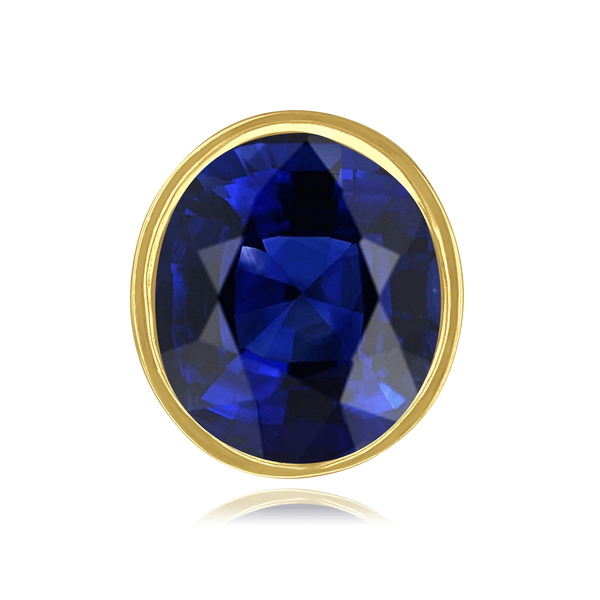 ITI NYC Oval Tapered Bezels in 14K Gold (4.50 x 3.00 mm - 14.00 x 12.00 mm)