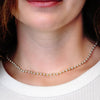Organic Freshwater Pearl Beaded Necklace in Gold-Filled