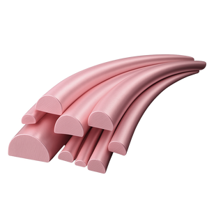 14K Rose Domed Medium Wire