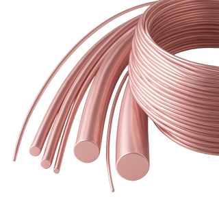 14K Rose Round Medium Wire
