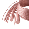 14K Rose Round Medium Wire