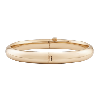 Sullivan St. Hinged Bangle Bracelet with Smooth Round Design in Gold Filled