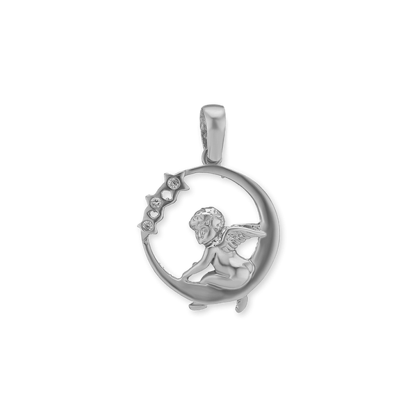 ITI NYC Angel Pendant in Sterling Silver