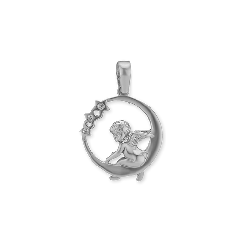 ITI NYC Angel Pendant in Sterling Silver