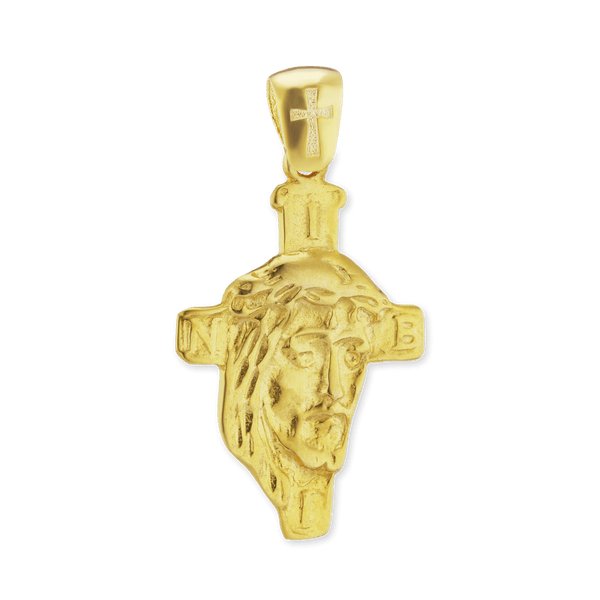 ITI NYC Christ Head Pendant in 14K Gold