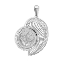 Load image into Gallery viewer, ITI NYC Turkish Coin Pendant in Sterling Silver
