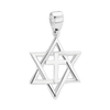 ITI NYC Star of David Pendant with Cross in Sterling Silver