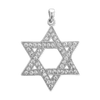 ITI NYC Star of David Pendant with Cubic Zirconia in Sterling Silver