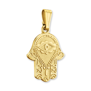 ITI NYC Hamsa Pendant in 14K Gold