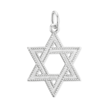 Load image into Gallery viewer, ITI NYC Star of David Pendant in Sterling Silver
