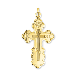 ITI NYC Orthodox Cross Pendant in Sterling Silver