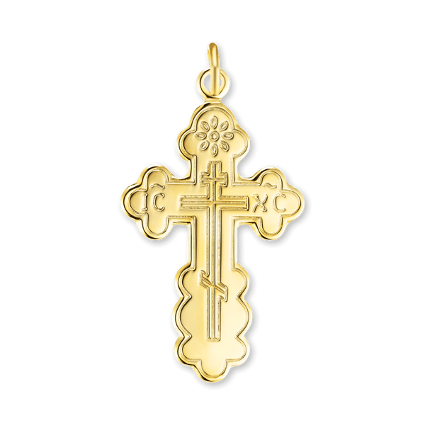 ITI NYC Orthodox Cross Pendant in Sterling Silver
