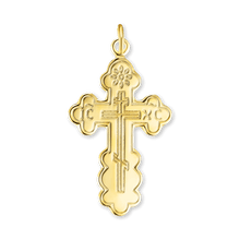 Load image into Gallery viewer, ITI NYC Orthodox Cross Pendant in Sterling Silver
