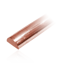 Load image into Gallery viewer, 18K Rose Domed Medium Wire
