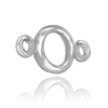 ITI NYC Round Bezel with Rings in Sterling Silver (2.00 mm - 4.00 mm)