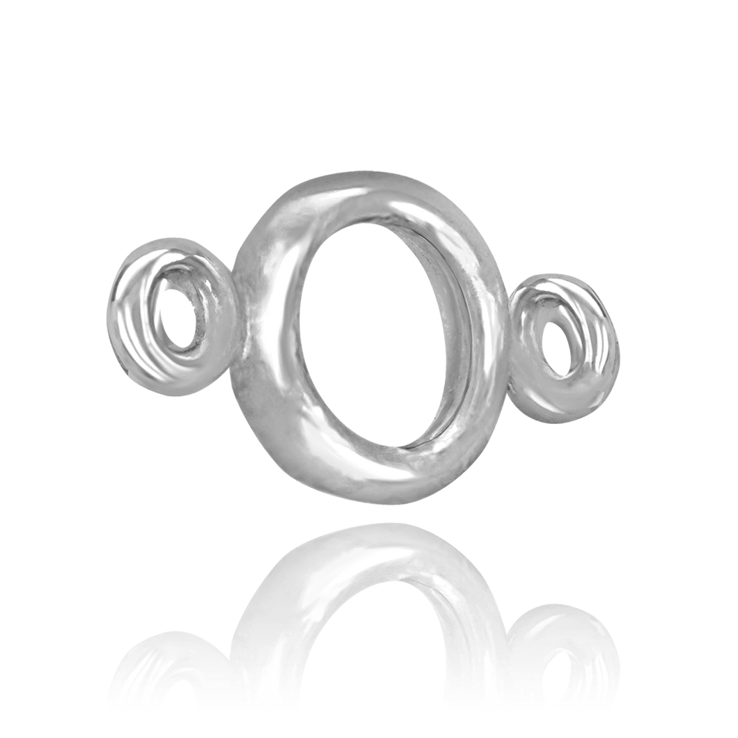 ITI NYC Round Bezel with Rings in Sterling Silver (2.00 mm - 4.00 mm)