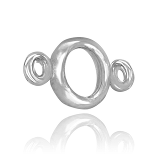 ITI NYC Round Bezel with Rings in Sterling Silver (2.00 mm - 4.00 mm)